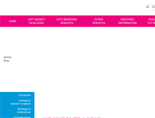 Tablet Screenshot of itzawrapbaskets.com
